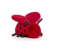 Jellycat Loulou Love Bug Stuffed Toy 5" | Insect & Bug Plush Toy | Classic Kids Gift | Valentine's Day Gift