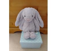 Jellycat Medium Bashful Silver Bunny. Brand New With Tags.