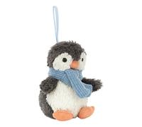 Jellycat Peanut Penguin Decoration 'Grey White' PNS6PND F