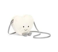 Jellycat Plush Bag Collection | Crossbody Bags & Shoulder Purses | Fun & Unique Handbag, Cream Heart