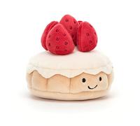 Jellycat Pretty Patisserie Tarte au Fraises Collectable Plush Decoration