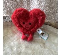 Jellycat Small Red Beatie Heart - RETIRED