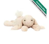 Jellycat Smudge Rabbit Soft Toy - Medium (13cm x 11cm x 24cm)