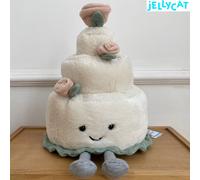 Jellycat Sweet Wedding Cake Plush - 28CM Fluffy & Comes with Gift Bag