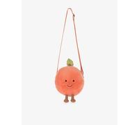 Jellycat Womens Jellycat Amuseables Peach Soft Shoulder Bag 18cm