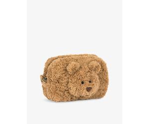 Jellycat Womens Jellycat Bartholomew Bear Soft Pouch 19cm