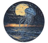 Jellyfish 1000 Piece Jigsaw Puzzle for Women, Men Ocean World Brainteasing Jigsaws Educational Games Great Gift 1000pcs (67.5x67.5cm)