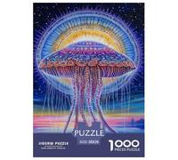 Jellyfish 1000 Pieces Premium Jigsaw Age 12+ Quirky, Abstract Design, Fun Details, Educational, Challenging 38x26cm/1000pcs