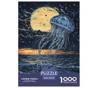 Jellyfish 1000 Pieces Premium Jigsaw Age 12+ Quirky, Abstract Design, Fun Details, Educational, Challenging Puzzle Games 70x50cm/1000pcs