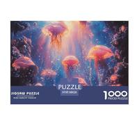 Jellyfish 1000 Pieces Premium Jigsaw Age 3+ Quirky, Abstract Design, Fun Details, Educational, Challenging 38x26cm/1000pcs