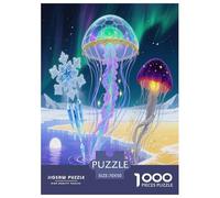 Jellyfish 1000 Pieces Premium Jigsaw Animal Age 12+ Quirky, Abstract Design, Fun Details, Educational, Challenging 70x50cm/1000pcs