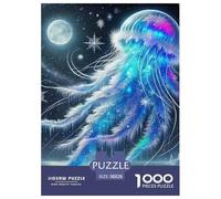 Jellyfish 1000 Pieces Premium Jigsaw Animal for Adults Gifts Quirky, Abstract Design, Home Decoration, Educational, Challenging Puzzle Games 38x26cm/1000pcs