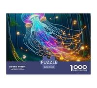 Jellyfish 1000 Pieces Premium Jigsaw Animal for Adults Gifts Quirky, Abstract Design, Home Decoration, Educational, Challenging 70x50cm/1000pcs