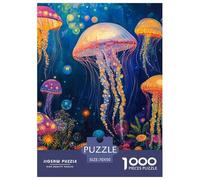 Jellyfish 1000 Pieces Premium Jigsaw for Adults Gifts Quirky, Abstract Design, Fun Details, Educational, Challenging 70x50cm/1000pcs