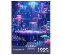 Jellyfish 1000 Pieces Premium Jigsaw for Adults Gifts Quirky, Abstract Design, Home Decoration, Educational, Challenging 70x50cm/1000pcs