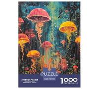 Jellyfish 1000 Pieces Premium Jigsaw for Adults Quirky, Abstract Design, Home Decoration, Educational, Challenging Puzzle Games 70x50cm/1000pcs