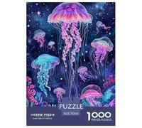 Jellyfish 1000pcs Paper Jigsaw Puzzle Impossible Puzzle Beautiful Decoration for Adults And Kids 70x50cm/1000pcs