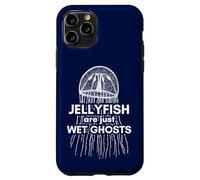 Jellyfish Are Just Wet Ghosts Halloween for Marine Biologist Case for iPhone 11 Pro