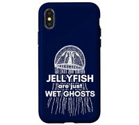 Jellyfish Are Just Wet Ghosts Halloween for Marine Biologist Case for iPhone X/XS