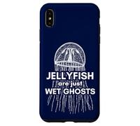 Jellyfish Are Just Wet Ghosts Halloween for Marine Biologist Case for iPhone XS Max