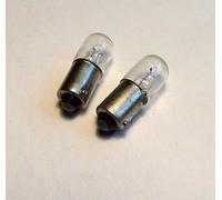 Jellyfish Audio 6.3V 0.15A Light Bulbs pair for Valve Radio Dial or Amplifier Pilot Lamp BA9S