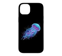 Jellyfish Colorful Diver Aesthetic Scuba Diving Case for iPhone 14 Plus