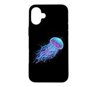 Jellyfish Colorful Diver Aesthetic Scuba Diving Case for iPhone 16 Plus