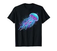 Jellyfish Colorful Diver Aesthetic Scuba Diving T-Shirt