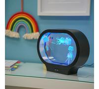 Jellyfish Colour Changing Aquarium Table Lamp LED Night Light Sensory ValueLights Black One Size