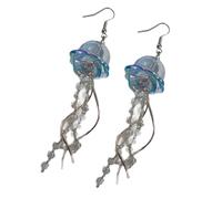 Jellyfish Dangle Earrings Portable jellyfish earrings drop ear hooks for fashion conscious people