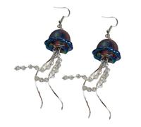 Jellyfish Dangle Earrings Portable jellyfish earrings drop ear hooks for fashion conscious people