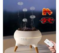 Jellyfish Diffuser - Newmelo Diffuser Essential Oil Diffusers Jellyfish with 7 Colour LED Lights, Timers, Waterless Auto Shut-Off, 250ml Dancing Jellyfish Aroma Diffuser for Home, Bedroom (1PCS)