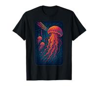 Jellyfish Enchantment Oceanic Fantasy Scene T-Shirt