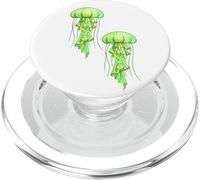 Jellyfish float in Sea for Diver Raver and Mystics PopSockets PopGrip for MagSafe