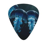 jellyfish guitar pick set, 3 different thicknesses, 12 pieces for a variety of instruments