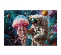 Jellyfish Jigsaw Puzzles for Adults 1000, 1000 piece Jigsaw Puzzles for Adults, Challenging Wooden Jigsaws Puzzle for The Whole for Women, Puzzle for Home Decor, Gifts for Men, Starry Night X-12