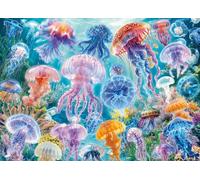 Jellyfish Jigsaw Puzzles for Adults 1000 Jigsaws Colorful Jellyfish 1000 Piece Jigsaw Puzzles for Adults Gifts