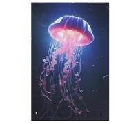 Jellyfish Jigsaw Puzzles for Adults 1000 Pieces Puzzle Brain Teaser And Children Premium Quality Wooden （78×53cm）