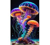 Jellyfish Jigsaw Puzzles for Adults 500 Pieces Educational Toys Challenging Game 500 Piece Puzzles for Adults for The Whole for Women Gifts for Men