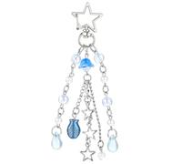 Jellyfish Keychain, Car and Bag Accessories, Star Jelly Decor, Y2K Style (Blue Fish)