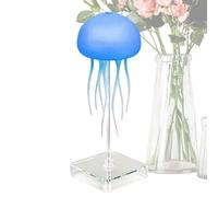 Jellyfish Lamp, Rechargeable LED Fantasy Jellyfish Light, RGB Gradient Voice Control Jelly Fish Mood Lamp with Dancing Tentacles, USB Rechargeable Sensory Lamps, for Home Bedroom Nightstand Bedside