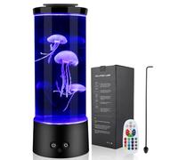 Jellyfish Lava Lamp,16 Color Changing Lights, Aquarium Light, Tank Night Light, Mood Table Lamp for Bedroom,Gift for Big Lava Lamps for Adults and Kids
