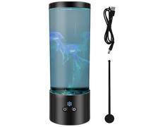 Jellyfish Lava Lamp 7 Color Changing Modes Floating Jellyfish Lamp USB Operated Mood Light for Kids Adults Home Office Room Decoration