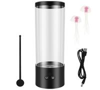Jellyfish Lava Lamp with 7 Color Changing Modes, LED Aquarium Mood Night Light Quiet Motor & USB Powered Jellyfish Tank for Kids and Adults Relaxation Decor for Home Office