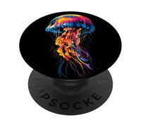 Jellyfish Medusa Jelly Sea Wasp Cute Lions Mane Jellyfish PopSockets Adhesive PopGrip