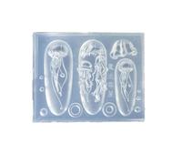 Jellyfish Nail Art Dropper Molds Decoration Jellyfish Silicone Suitable for Various Art