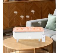 Jellyfish Nebulizing Diffuser, 300ML Jellyfish Mist Silent Aromatherapy Air Humidifier with Dynamic Ambient Light 4H/8H Timing Function, 5 Nozzle for Home Bedroom Office