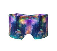Jellyfish Ocean Print Adults Eye and Ear Muffs Soft Blackout Blocking for Sleeping Home Office Travel