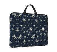 Jellyfish Pattern Print Protective 14 Inch Laptop Case,Laptop Sleeve With Handle Compatible,Carrying Computer Bag