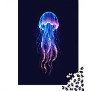 Jellyfish Puzzle - Premium Jigsaw Puzzles For Adults - Jigsaws 1000 Piece Jigsaw Puzzles For Adults - Unique Cut Jigsaw Board - Adult Puzzles And Puzzle Board for Stress Relief 1000pcs (75x50cm)